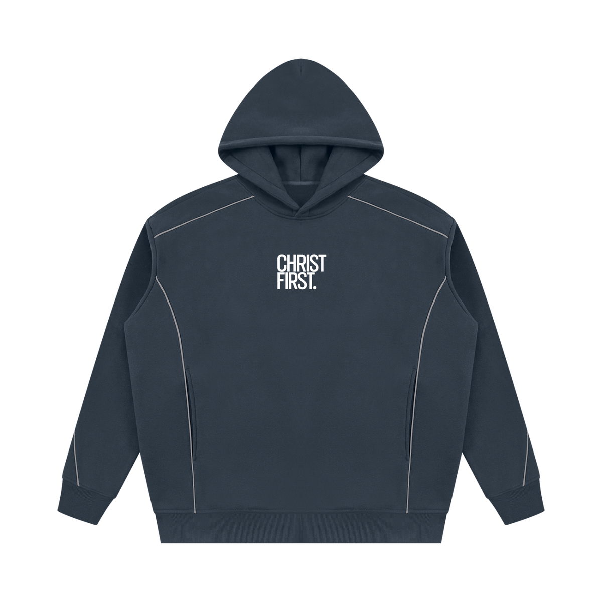 Christ First. Oversized Hoodie