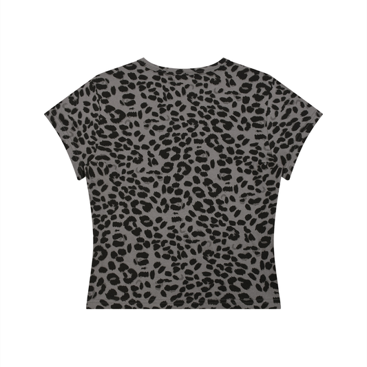 gymchyld. Leopard Cropped T-Shirt