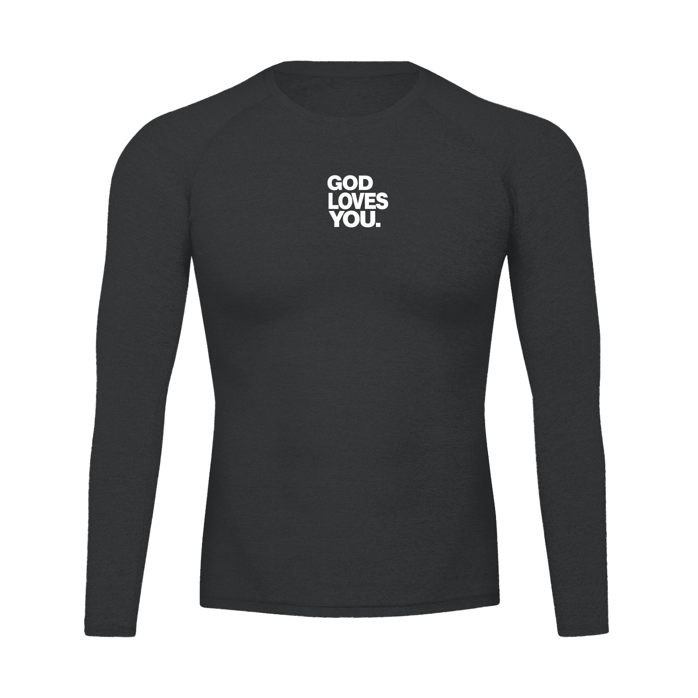 GLY Long Sleeve Black Compression Shirt