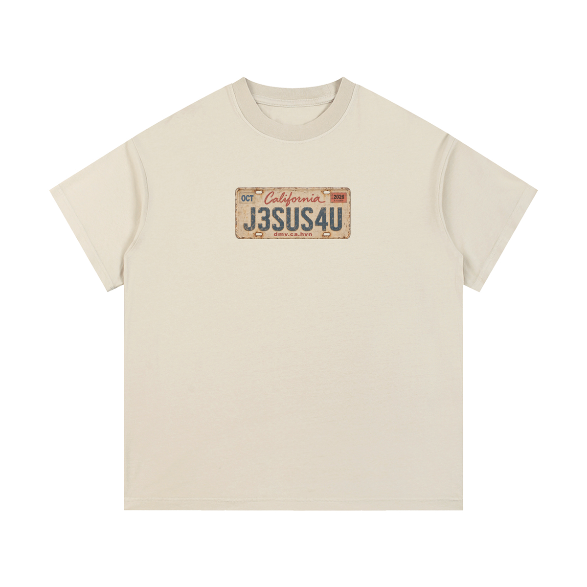 Jesus License Plate T-Shirt