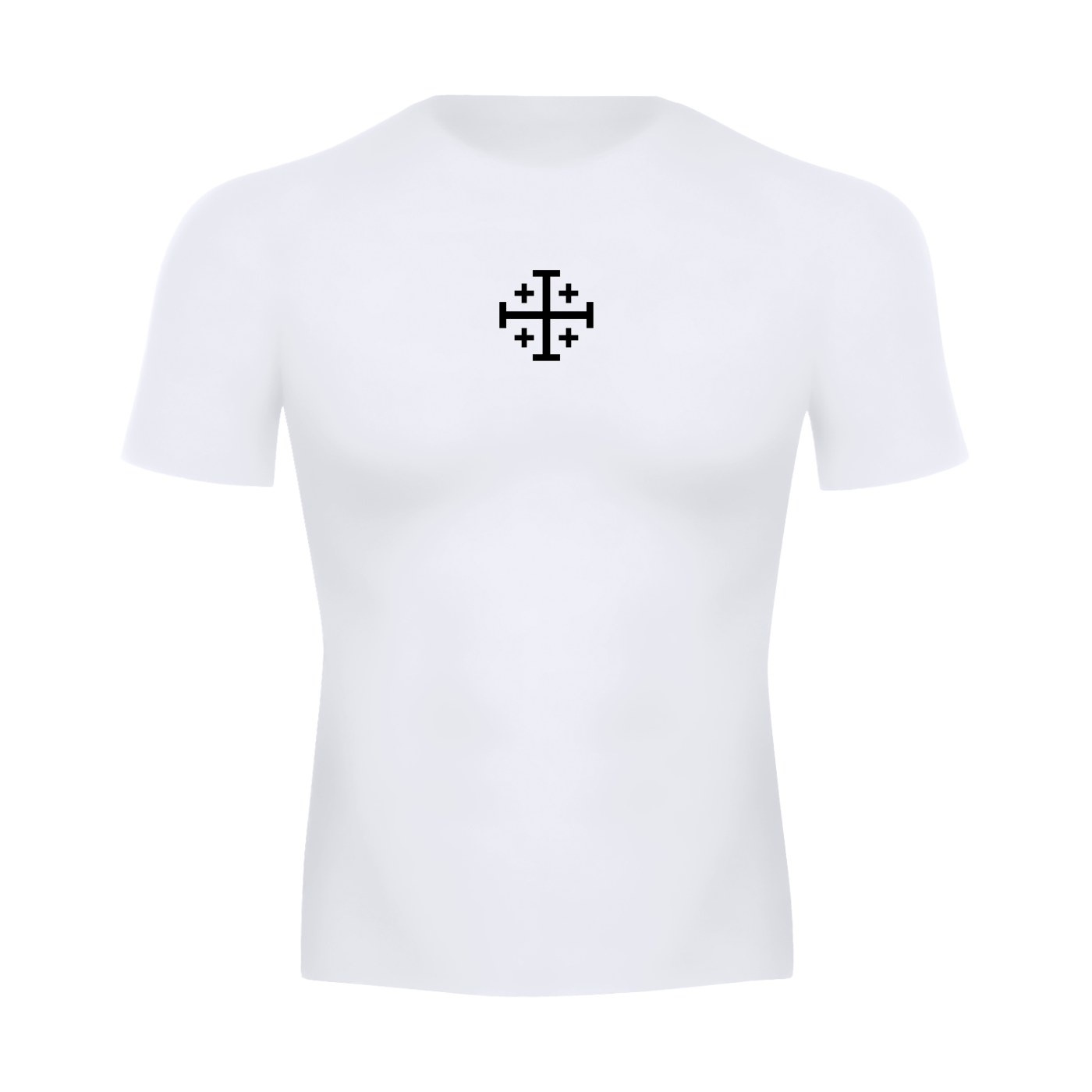 Jerusalem Cross Short Sleeve Compression Shirt