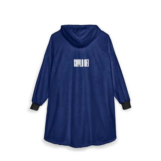 Surf Poncho Hoodie Blanket Navy Oversized Changing Towel