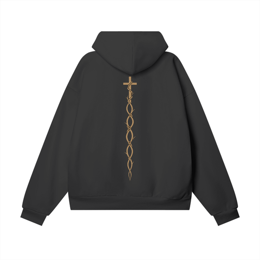 Jesus Saves Cross Heavyweight Hoodie