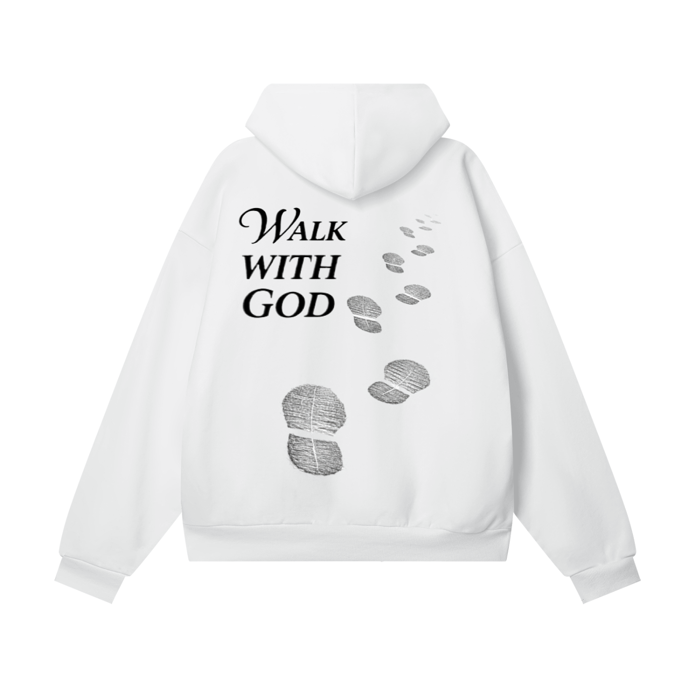 Steps Toward God Hidden Pocket Fleece Hoodie