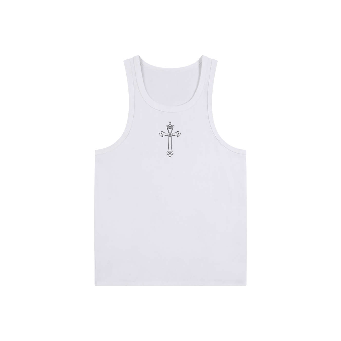 Royal White Wife Beater