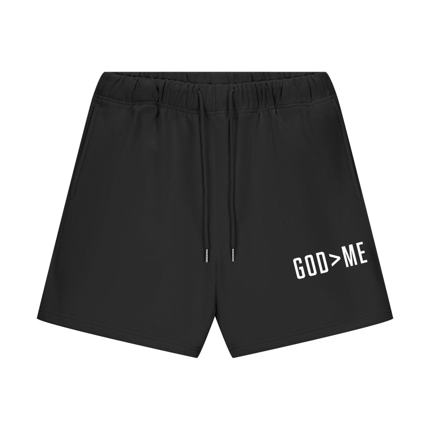 God>Me Black Fit Shorts