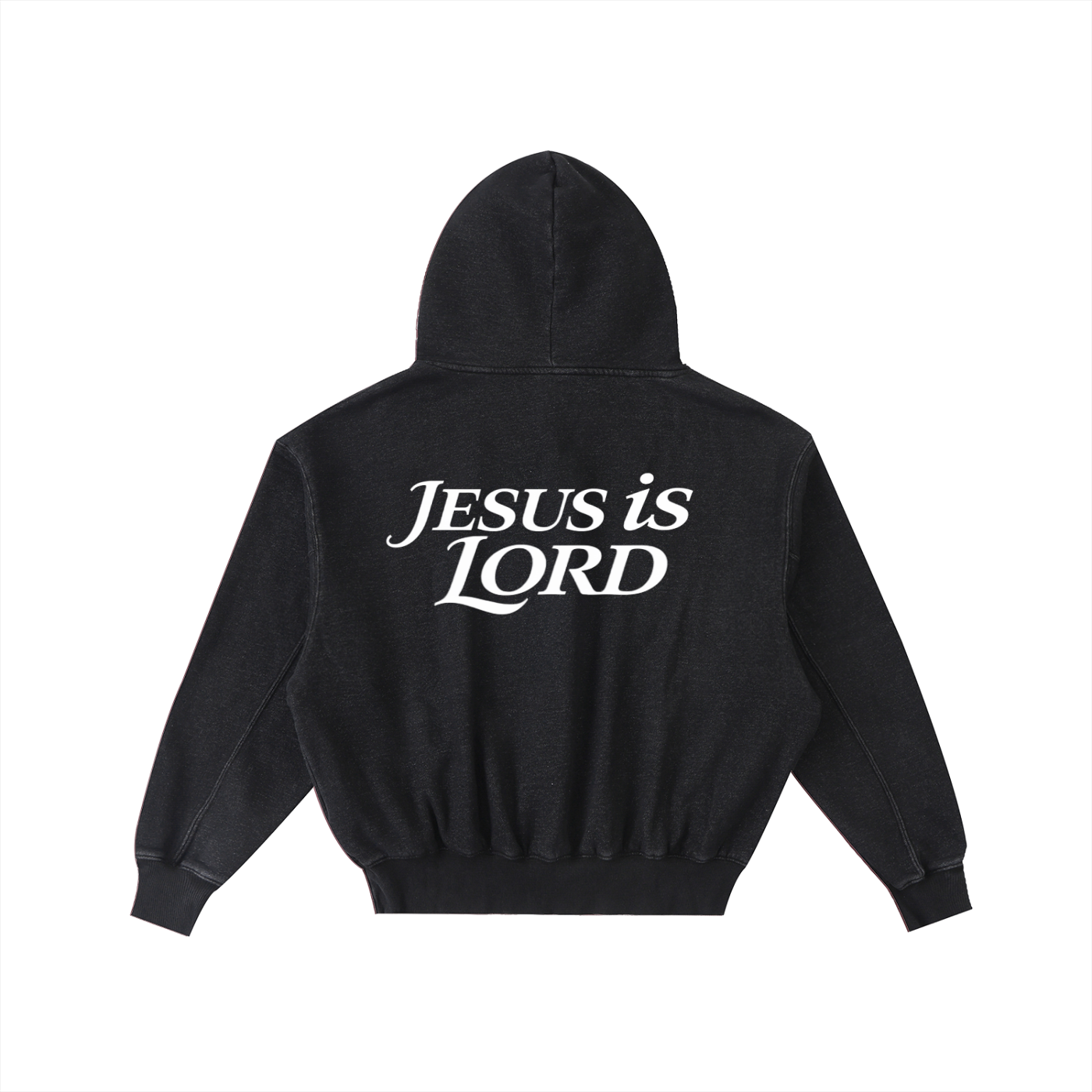 Jesus Is Lord Washed Fleece Hoodie