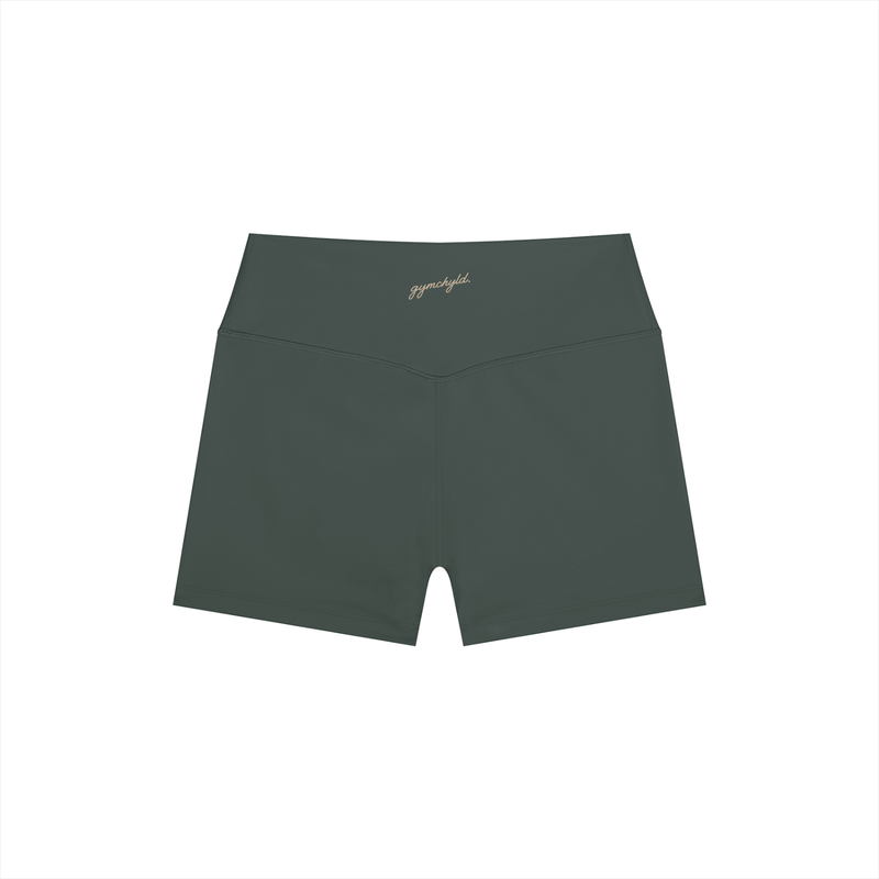 gymchyld. Women’s High Rise Yoga Shorts