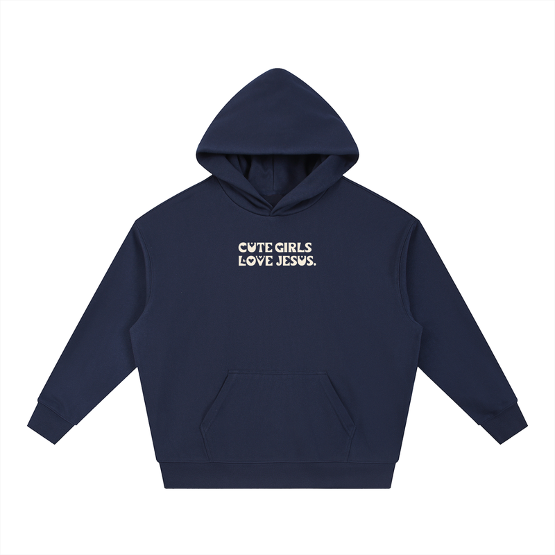 Cute Girls Love Jesus Hoodie