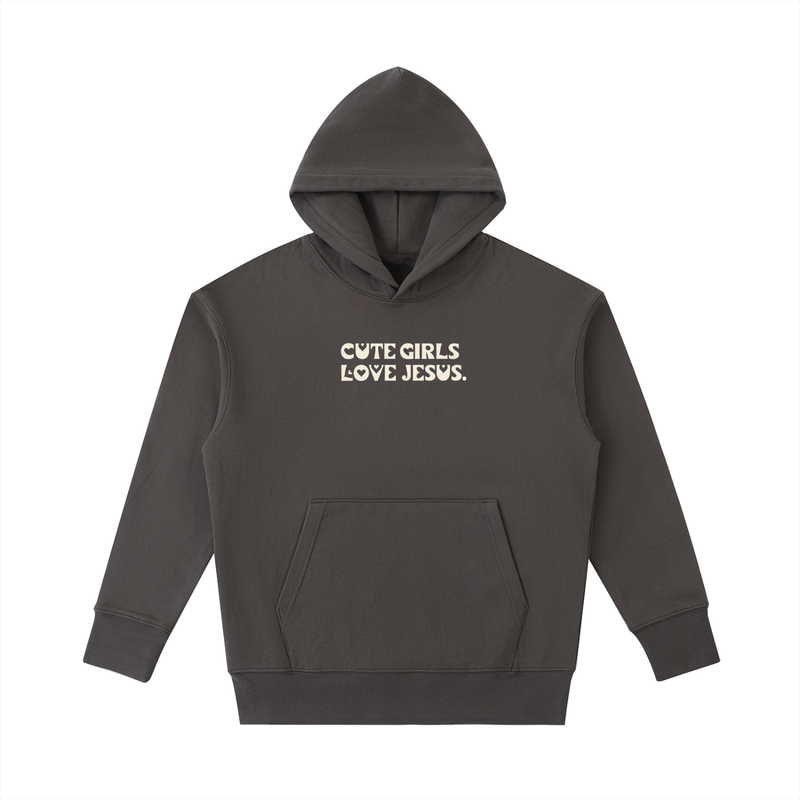 Cute Girls Love Jesus Hoodie