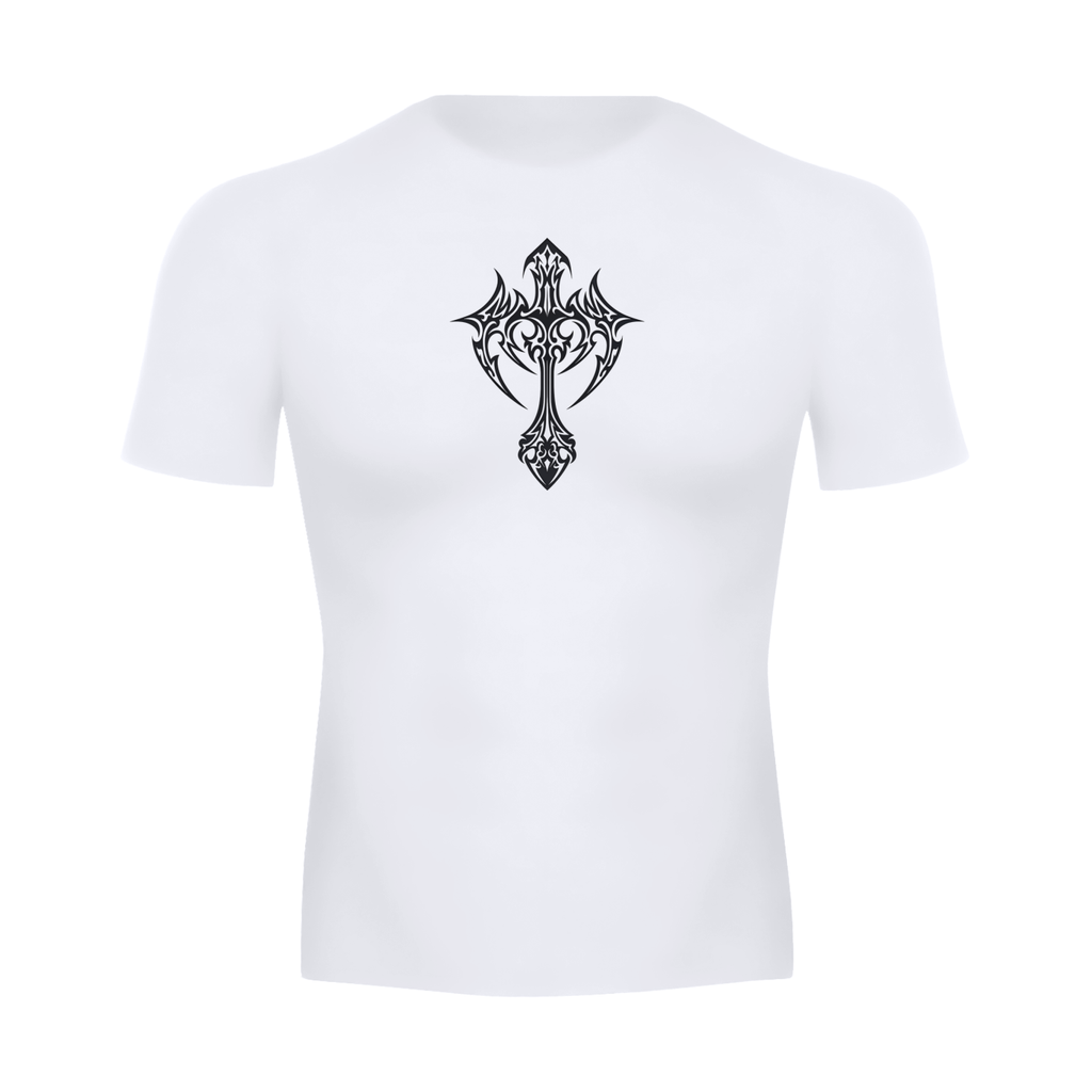 GymChyld "Iron Faith" Compression Shirt Short Sleeve