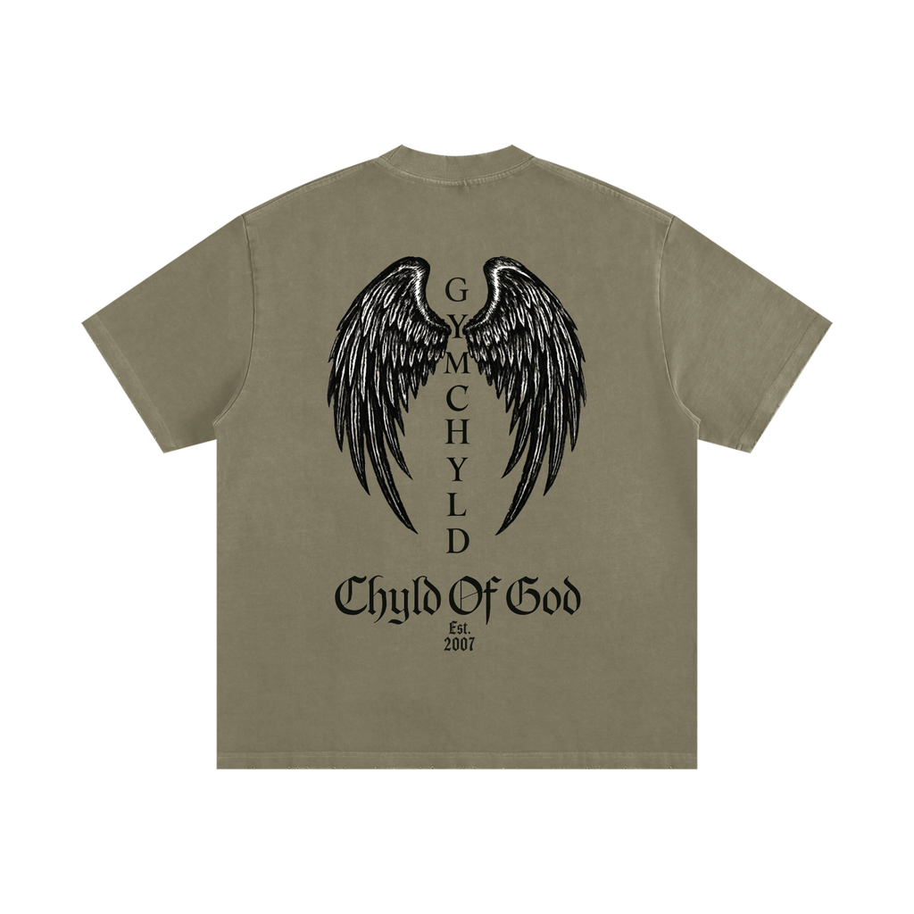 GymChyld "Chyld Of God" Angel Wing T-Shirt