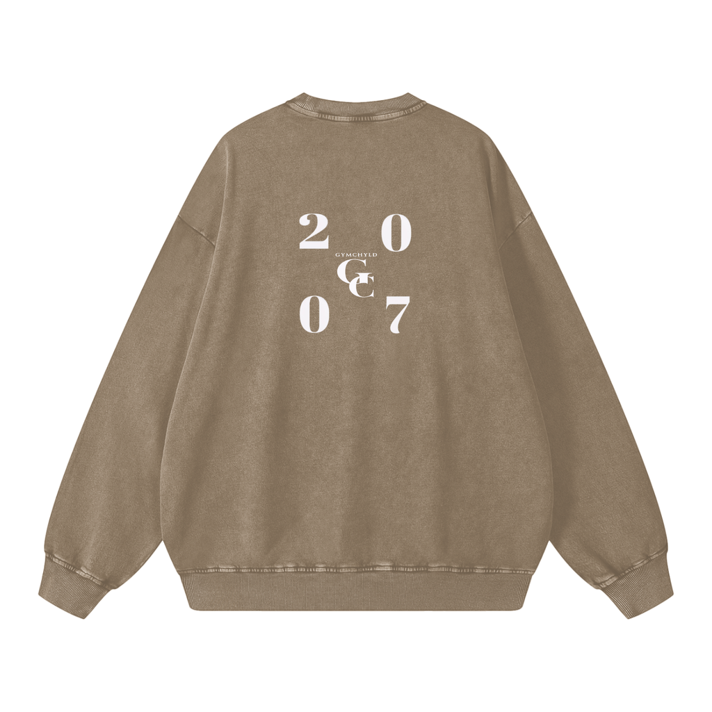 GymChyld "2007" Faith Crewneck Sweatshirt