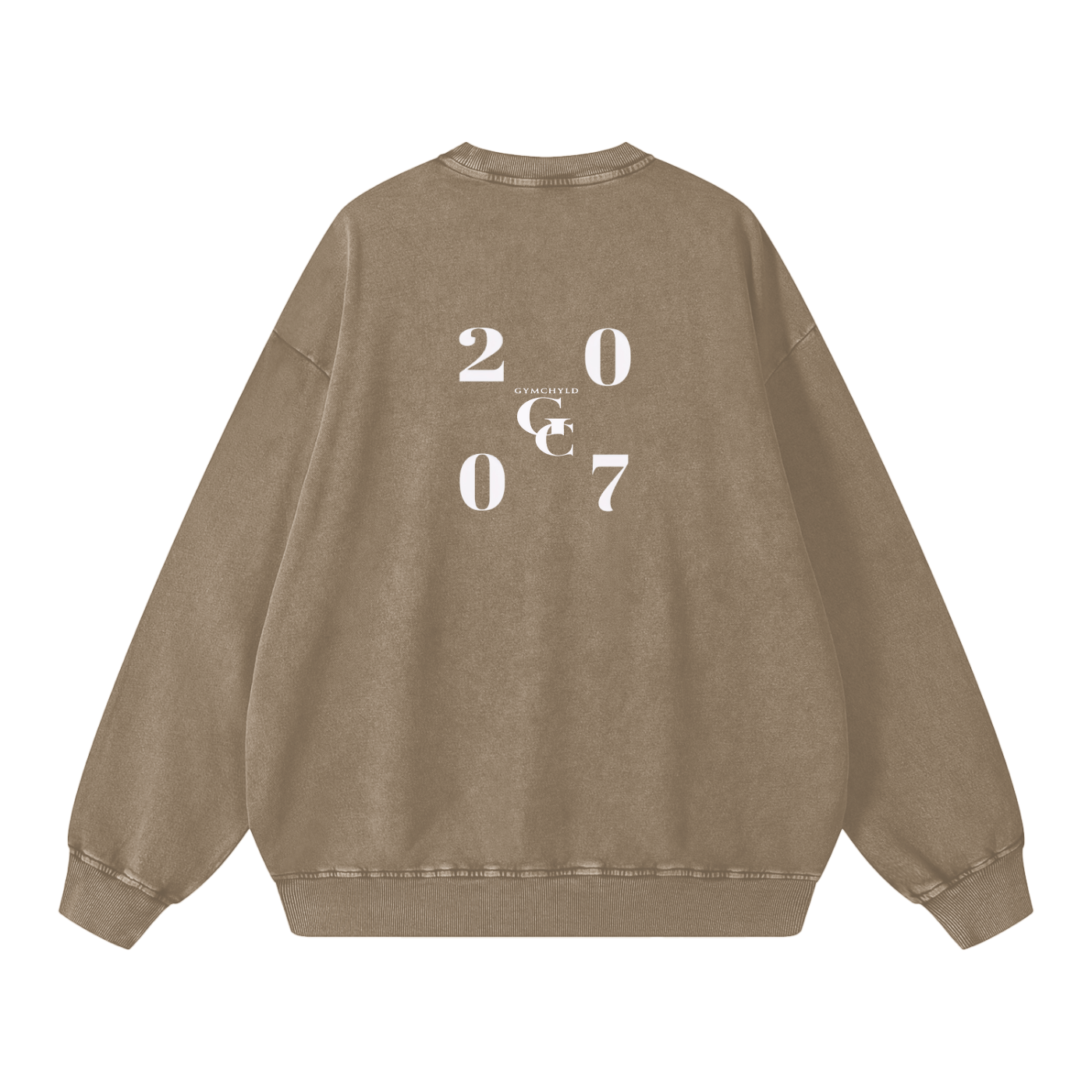 GymChyld "2007" Faith Crewneck Sweatshirt