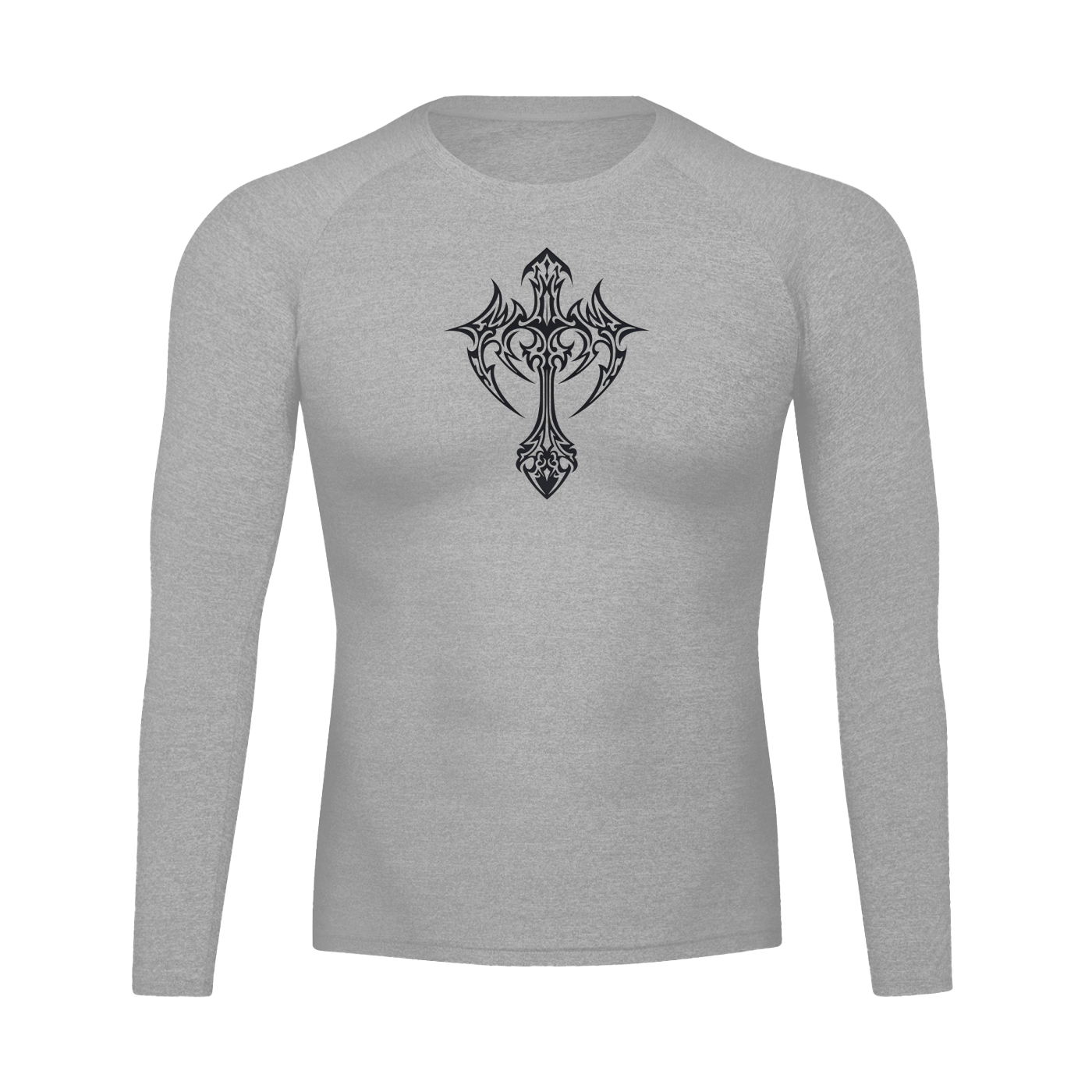GymChyld "Iron Faith" Compression Shirt Long Sleeve