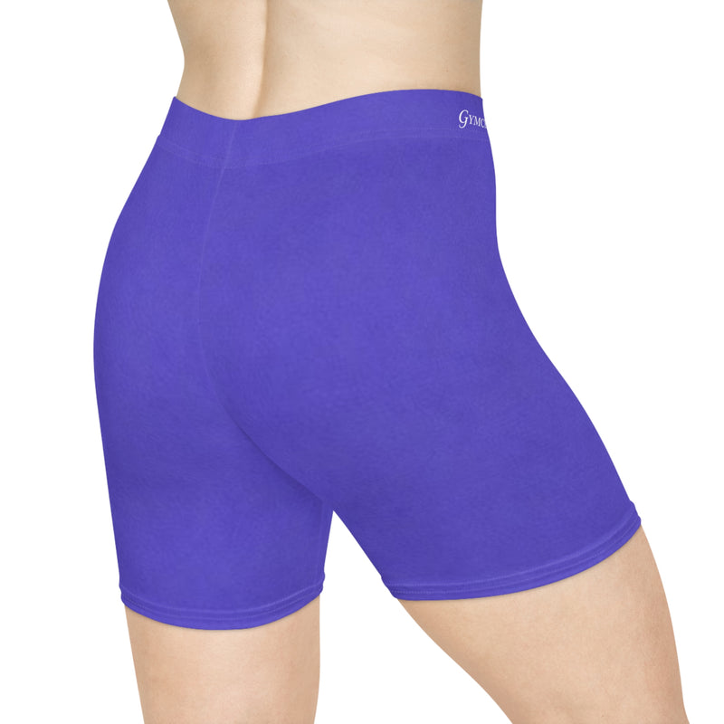 Women's Biker Shorts (Electric Purple)