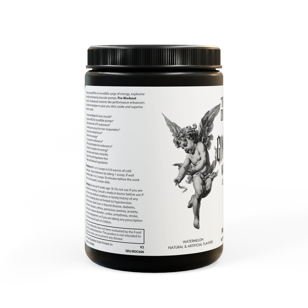 GymChyld Pre-Workout Supplement, Watermelon (300g, 10.58oz)