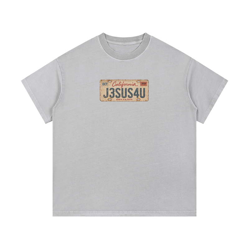 Jesus License Plate T-Shirt