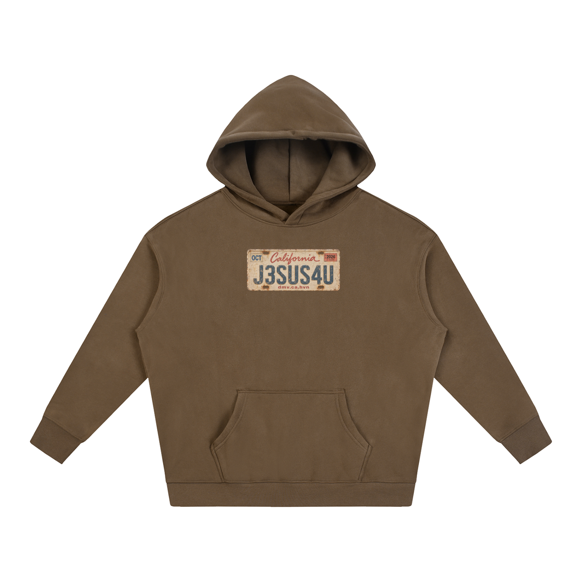 Jesus License Plate Hoodie