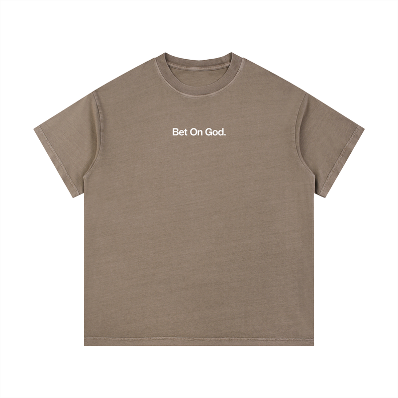 Bet On God Cotton T-Shirt