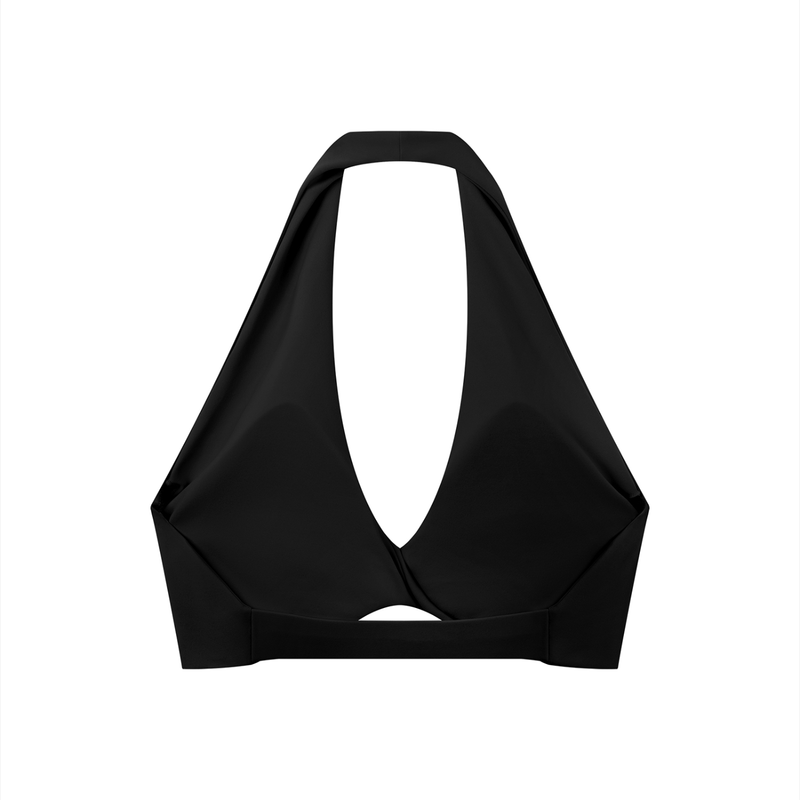 gymchyld. Pleated Halter Sports Bra