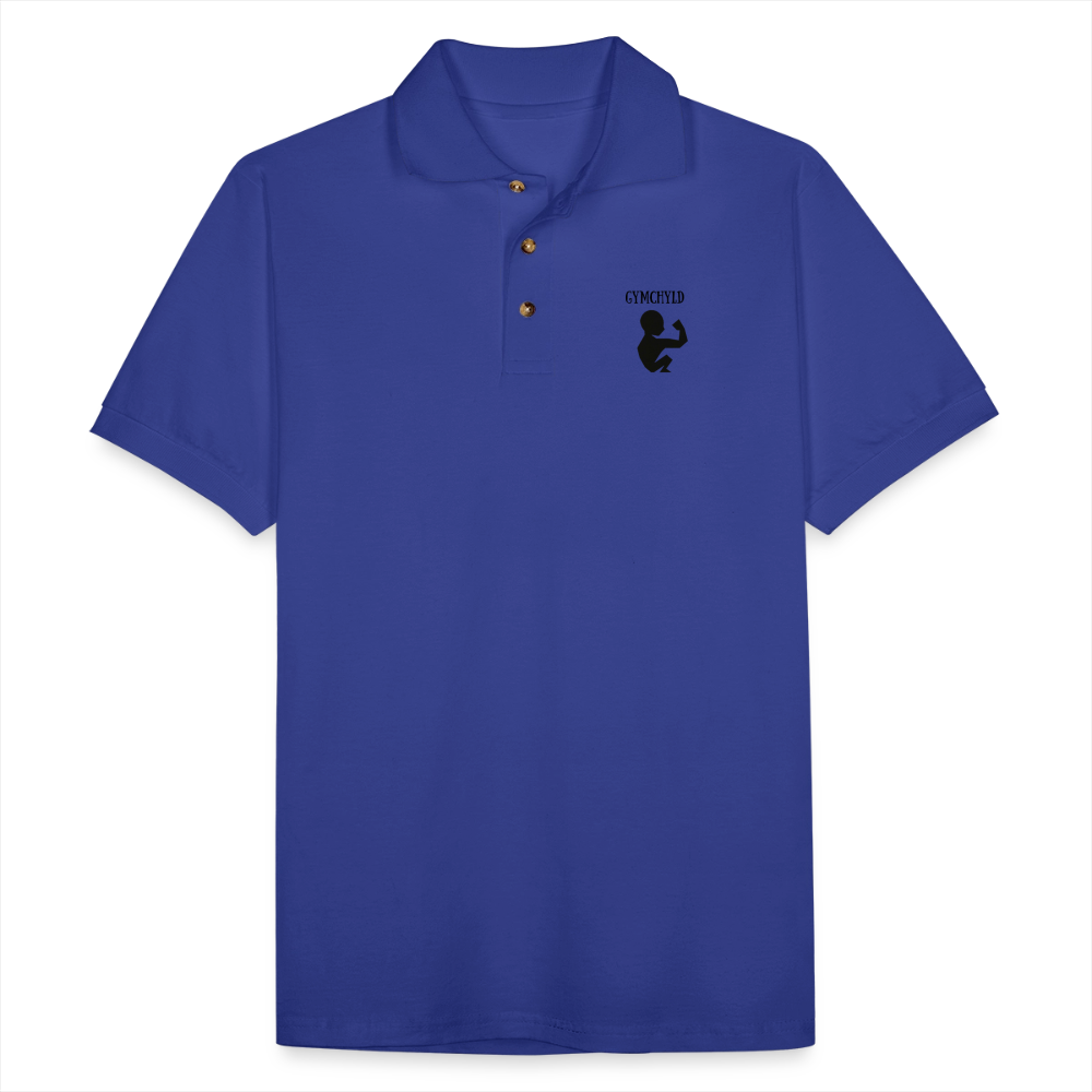 GymChyld Classic Polo Tee - royal blue