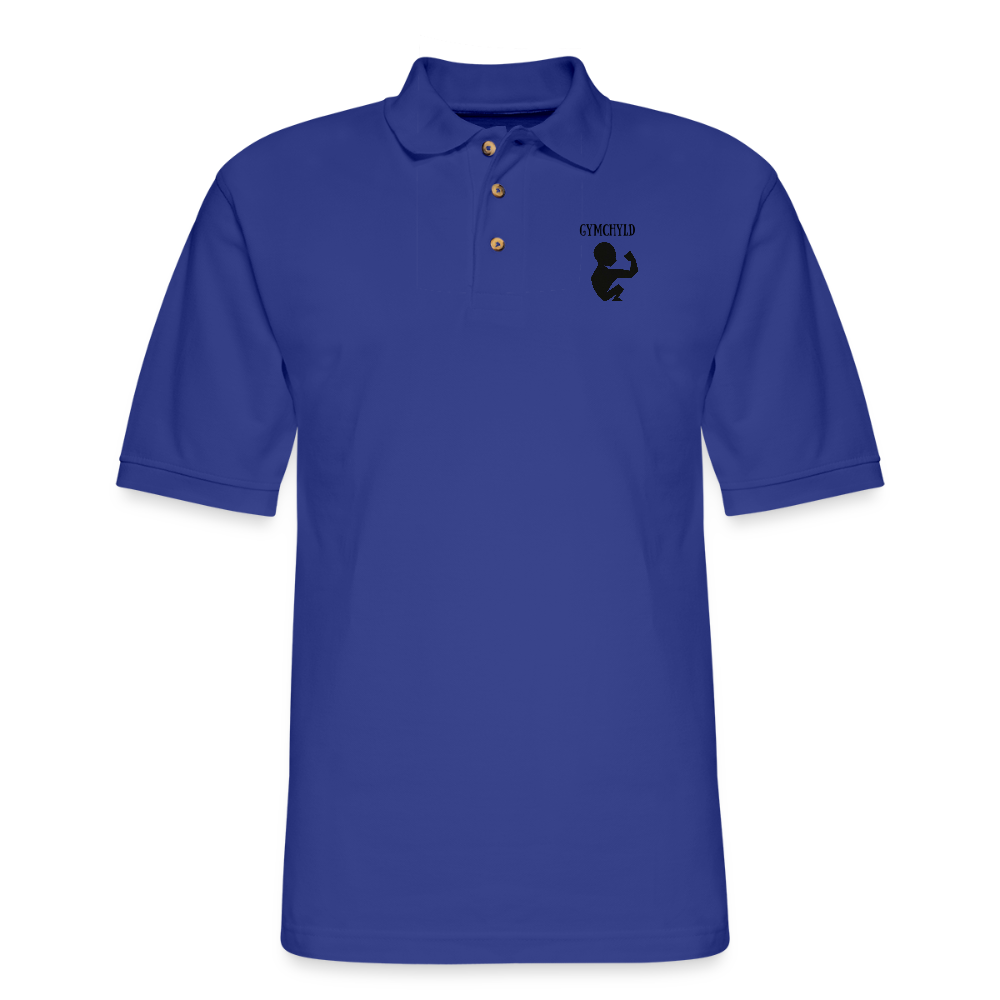 GymChyld Classic Polo Tee - royal blue