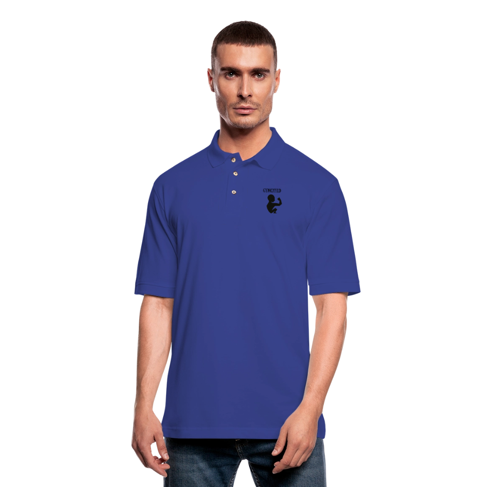 GymChyld Classic Polo Tee - royal blue