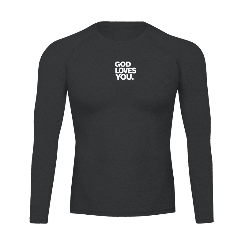 GLY Long Sleeve Black Compression Shirt