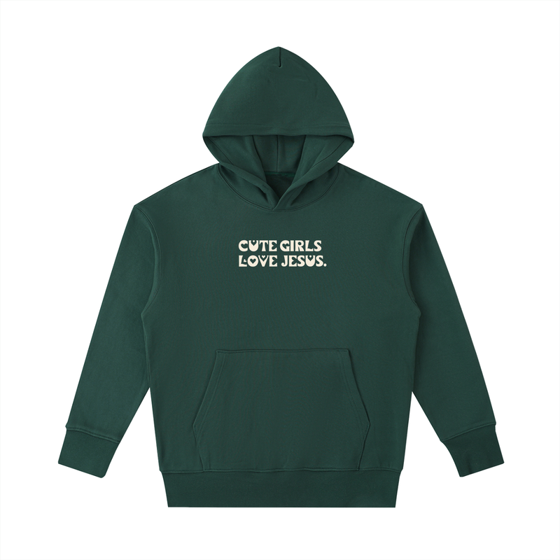 Cute Girls Love Jesus Hoodie