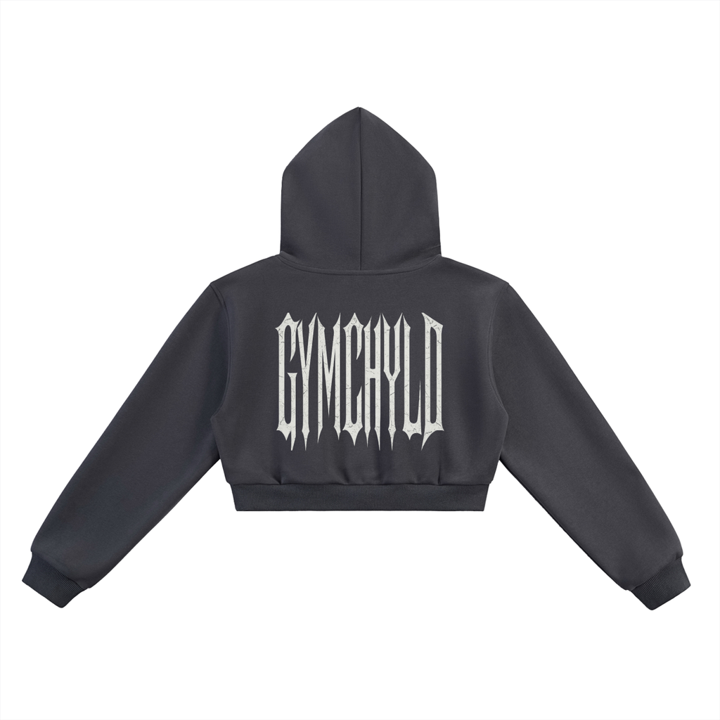 GymChyld "Chyld's Play" Cropped Hoodie