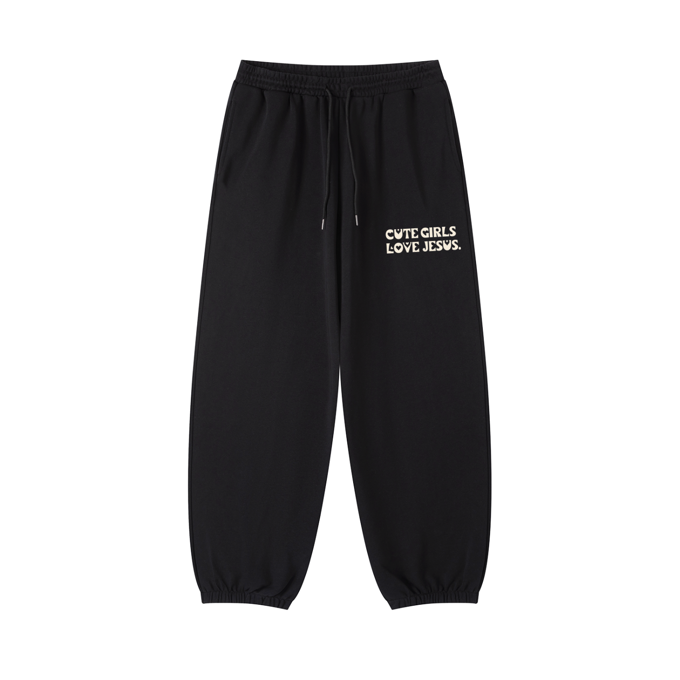 Cute Girls Love Jesus Women's Sweatpants