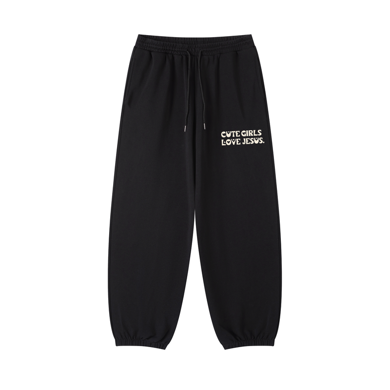 Cute Girls Love Jesus Women's Sweatpants