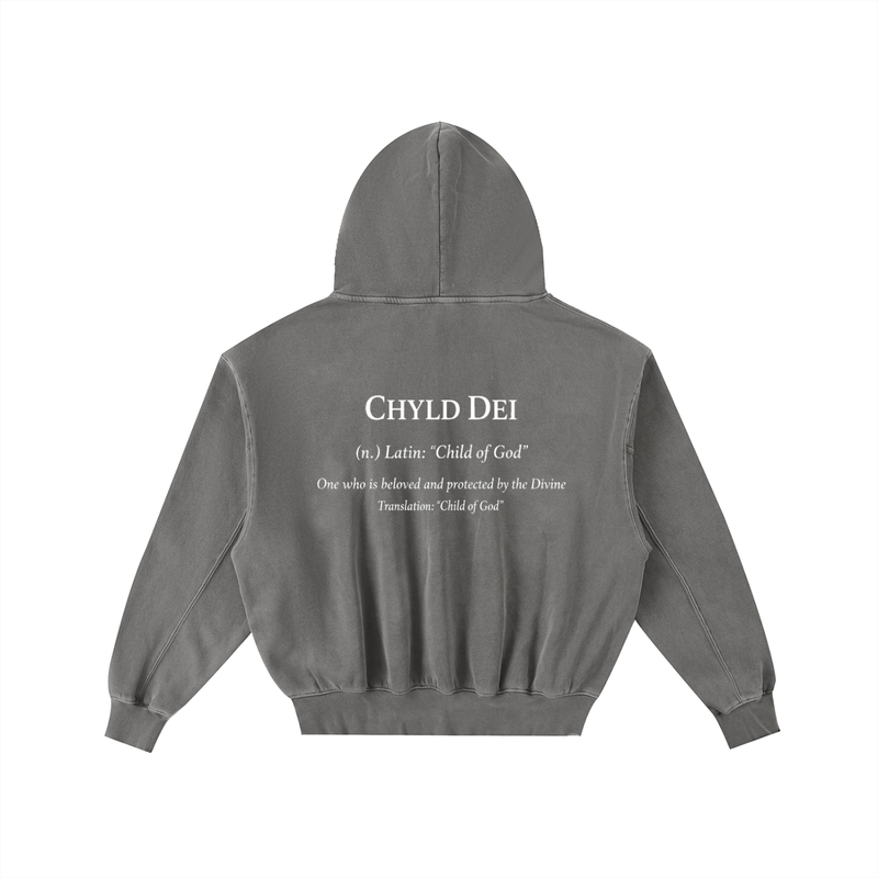 CHYLD DEI Definition Washed Fleece Hoodie