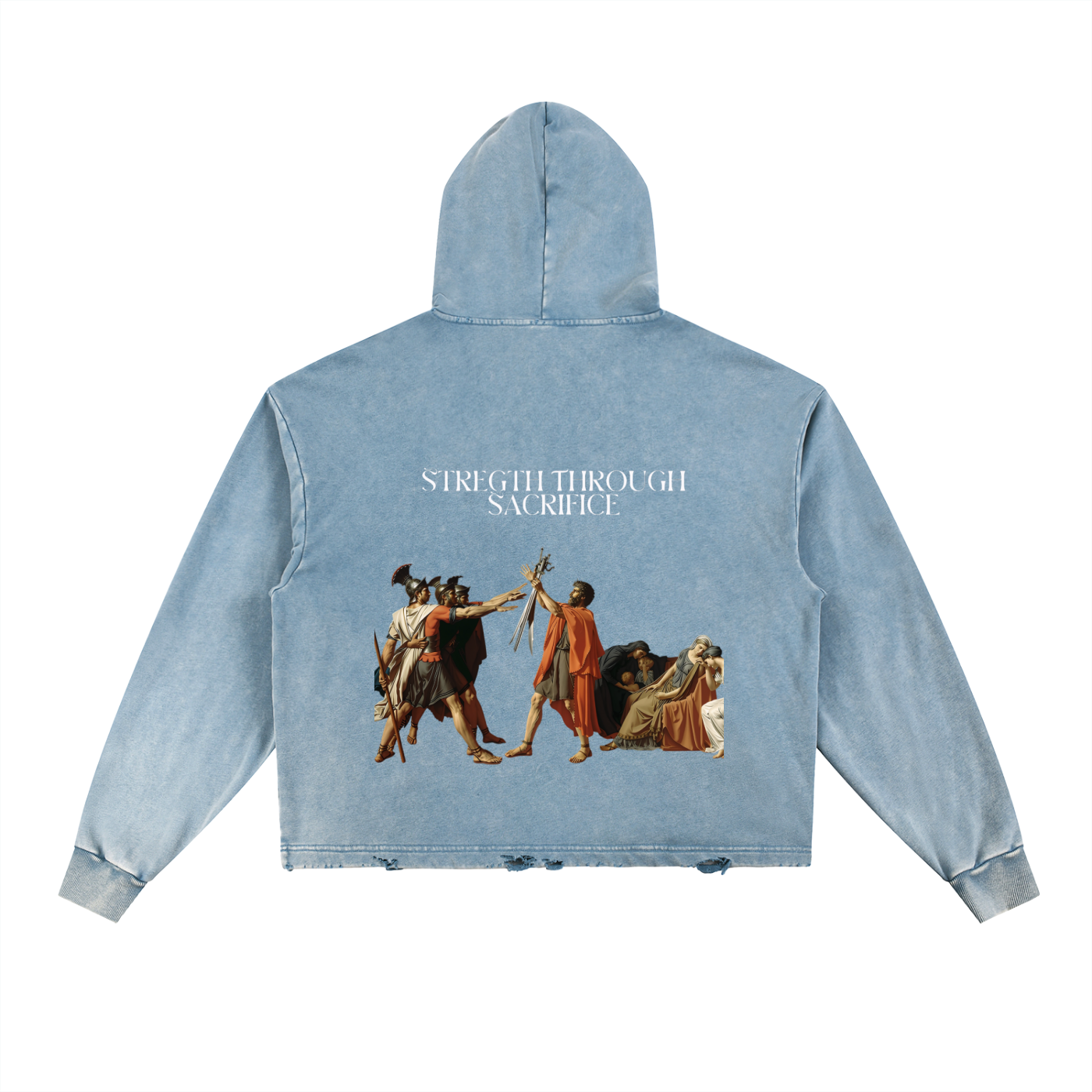 GymChyld "War" Vintage Washed Heavyweight Hoodie