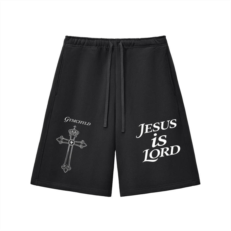 Jesus Is Lord Heavyweight Fleece Shorts