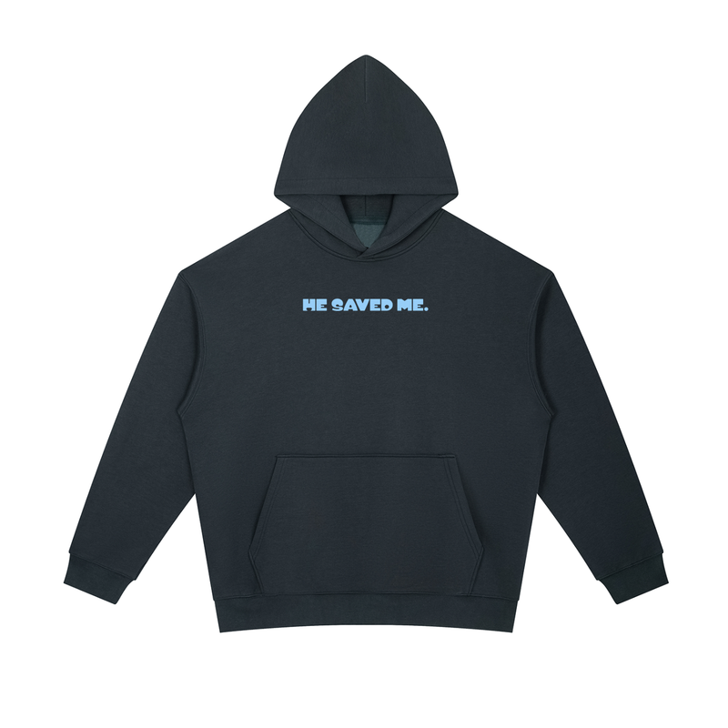 He Saved Me Essential Heavyweight Hoodie