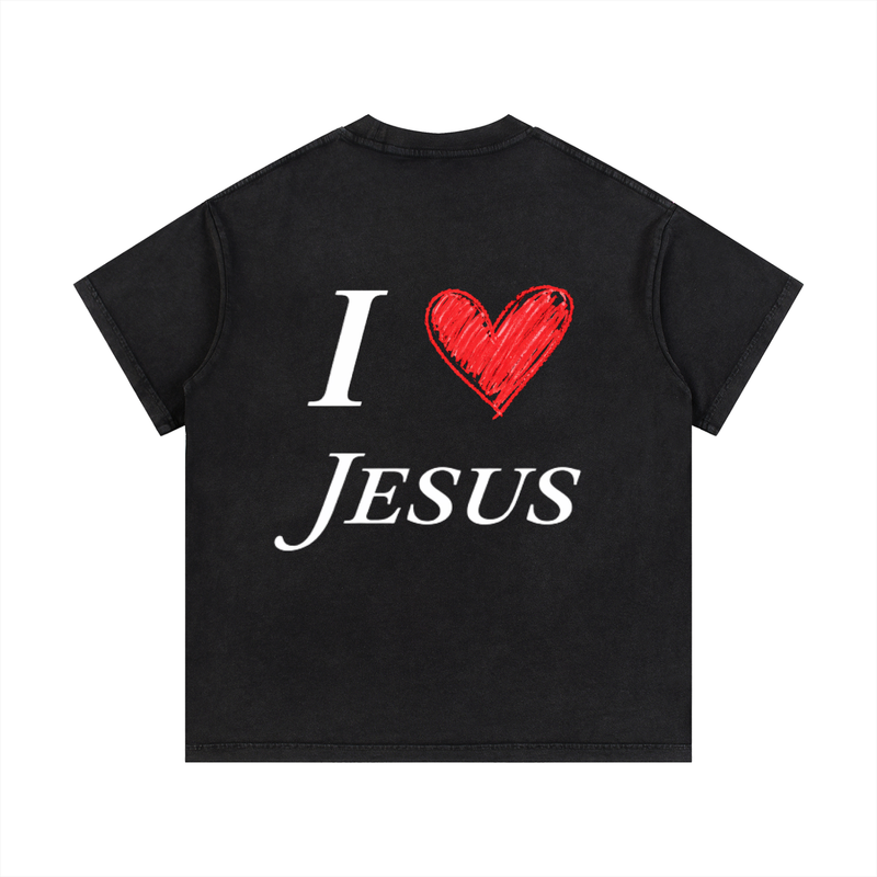 I Love Jesus Cotton T-Shirt