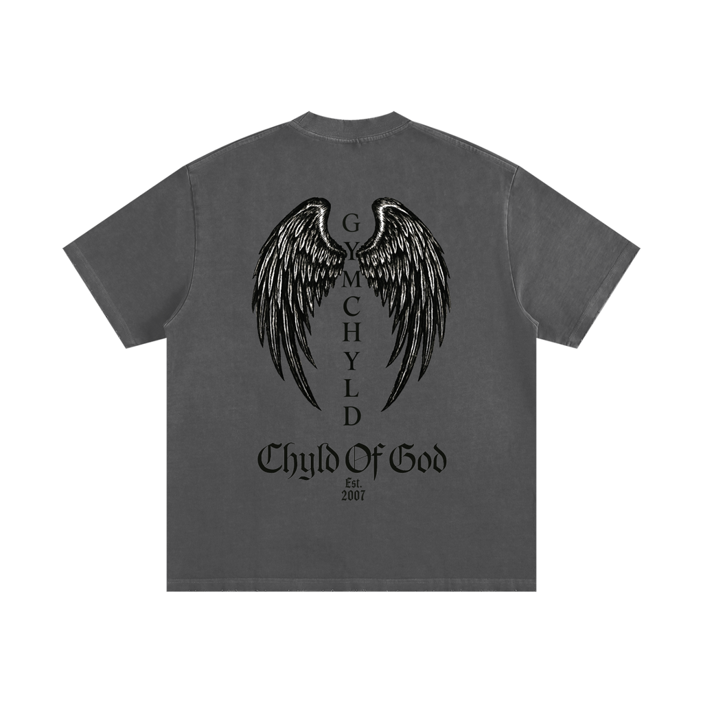 GymChyld "Chyld Of God" Angel Wing T-Shirt