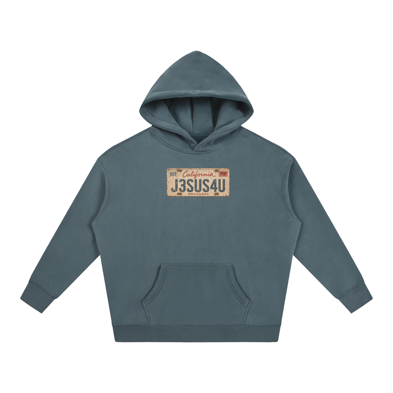 Jesus License Plate Hoodie