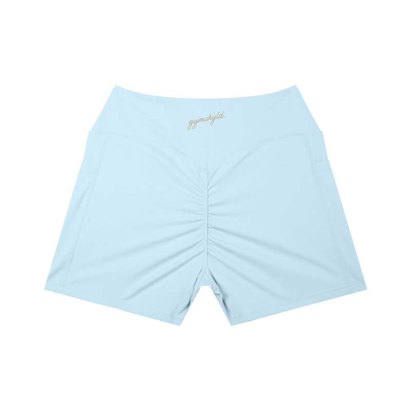 gymchyld. High Rise Pocket Yoga Shorts