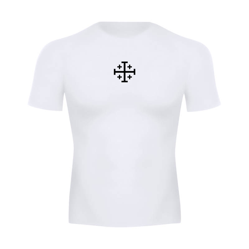 Jerusalem Cross Short Sleeve Compression Shirt