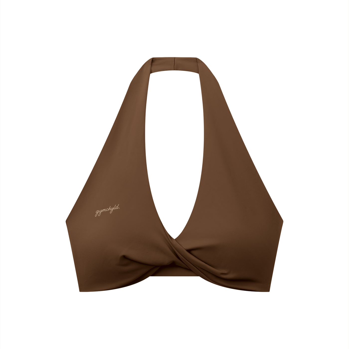 gymchyld. Pleated Halter Sports Bra