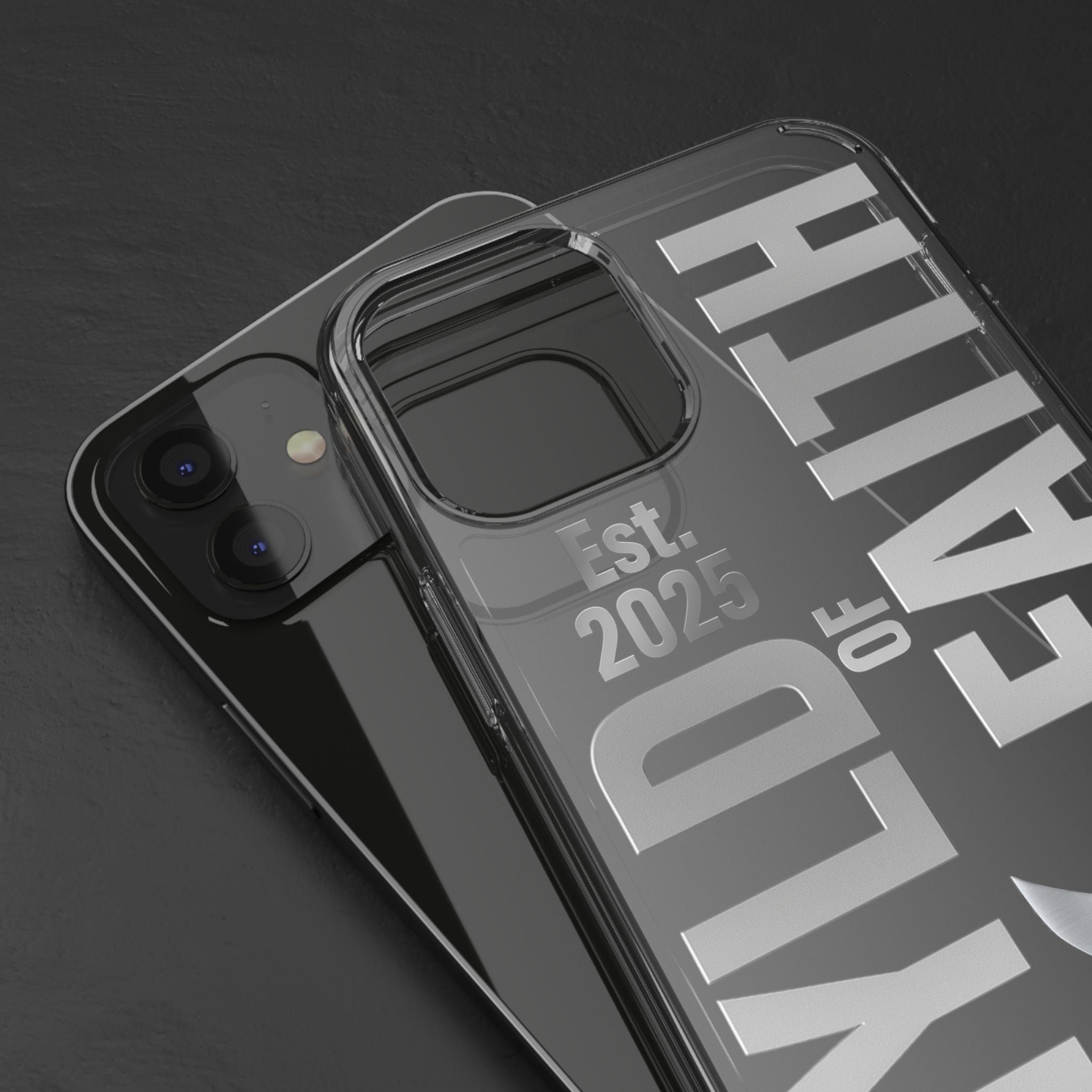 Clear Phone Case — "Chyld of Faith" Est. 2025