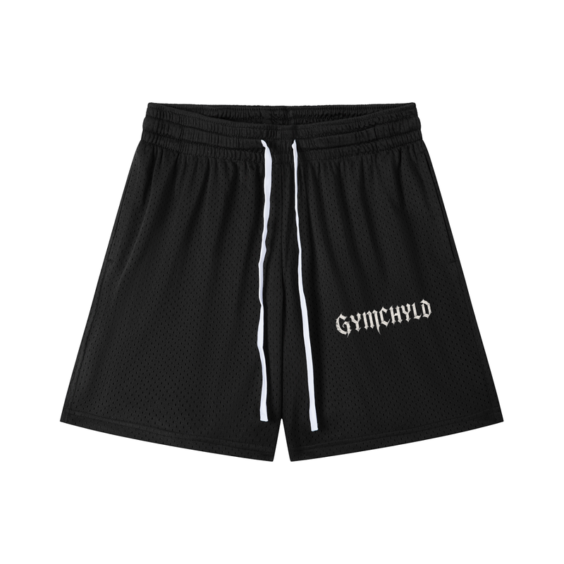 GYMCHYLD Mesh Drawstring Shorts