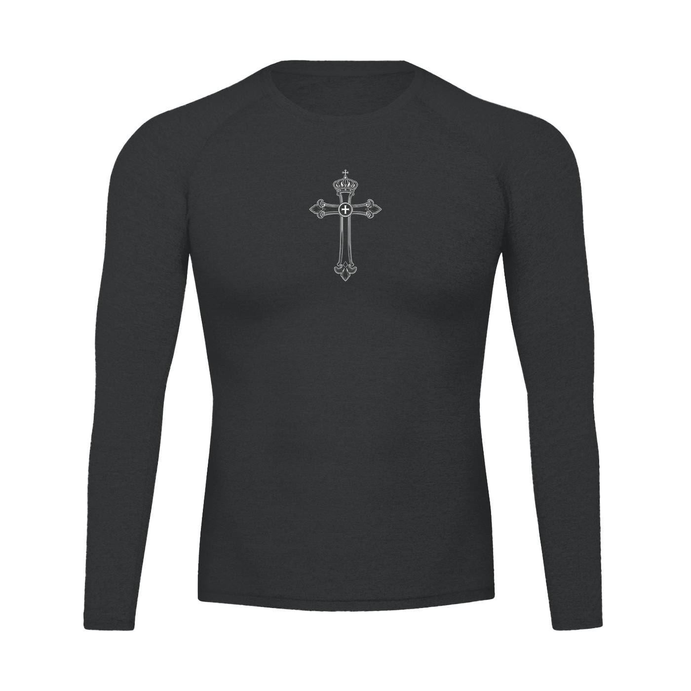 Royal Black Compression Long Sleeve Shirt