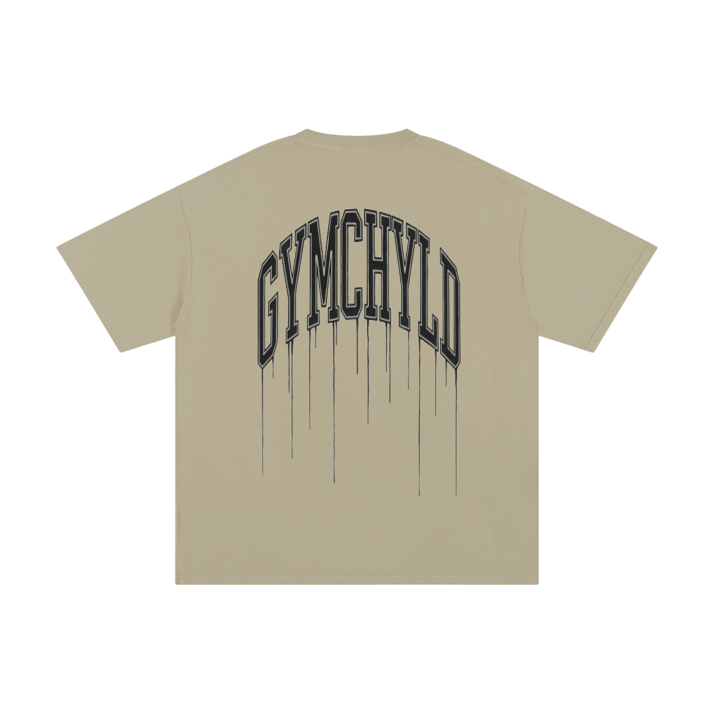 GymChyld Shadow Series T-Shirt Arch Print Back