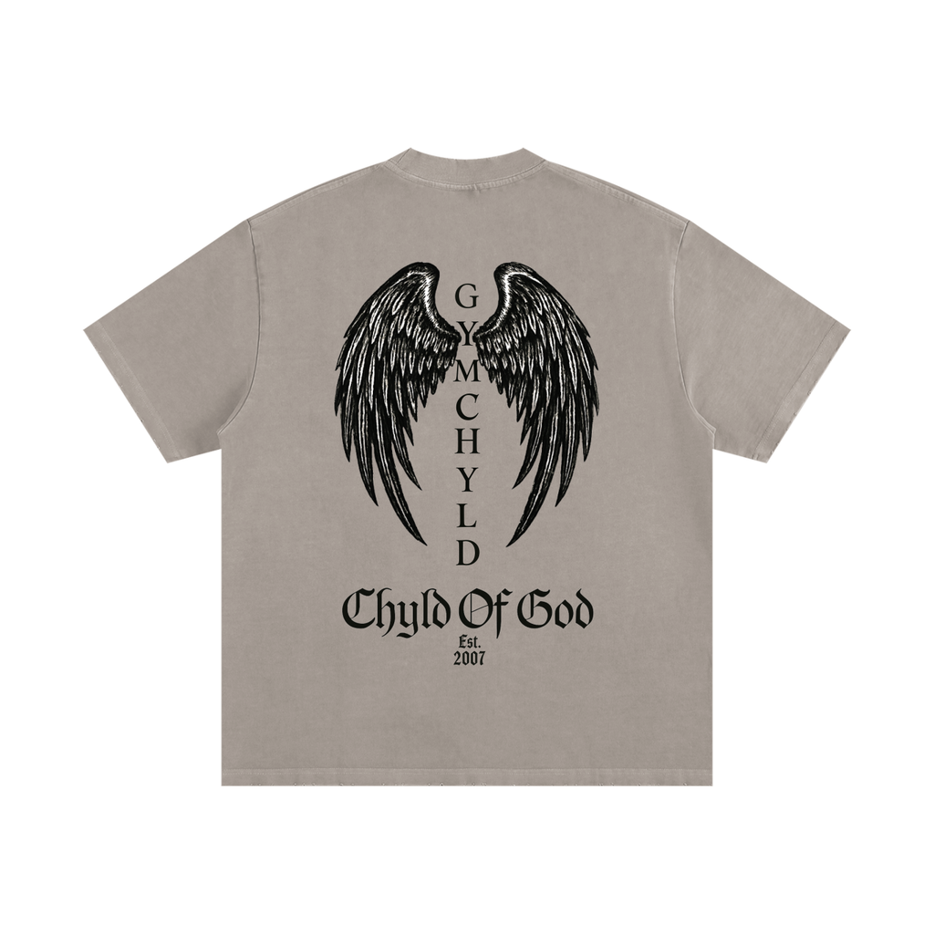 GymChyld "Chyld Of God" Angel Wing T-Shirt