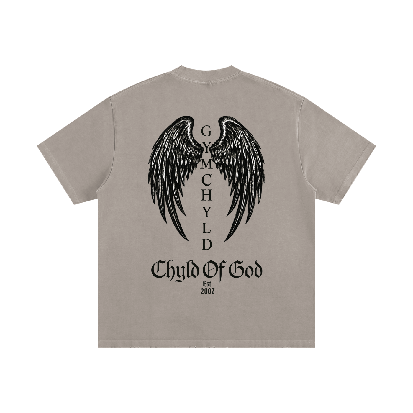 GymChyld "Chyld Of God" Angel Wing T-Shirt