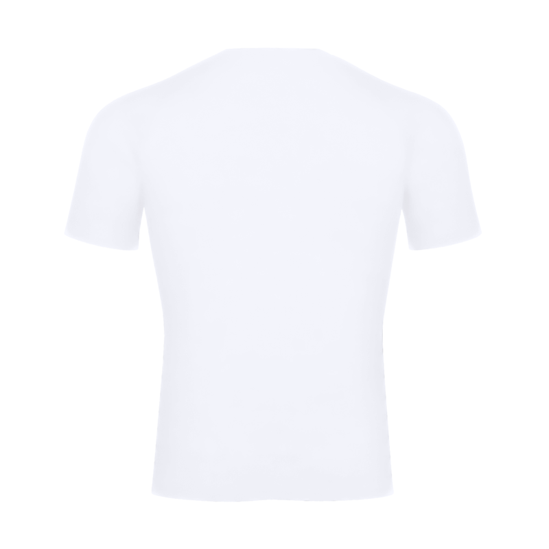 GENEROSITY Short Sleeve White Compression Shirt